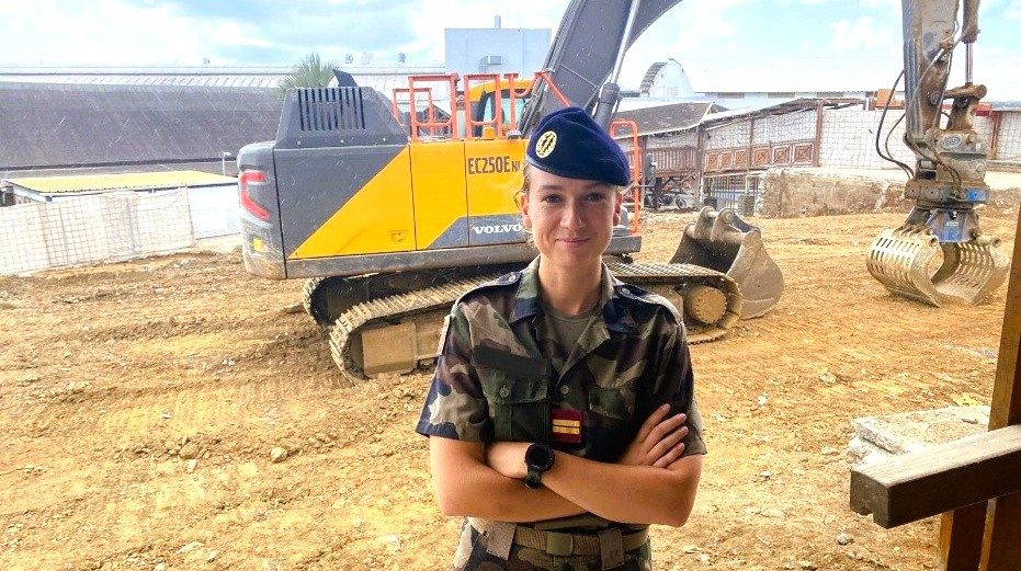 Marine à Mayotte, après le passage du Cyclone Chido.
